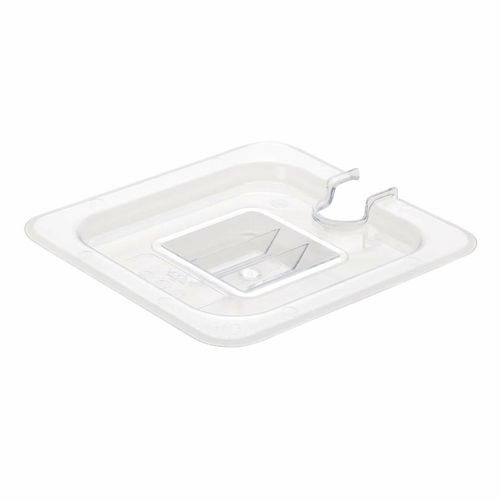 Vogue Polycarbonate 1/6 Gastronorm Lid Notched - U254 - 5