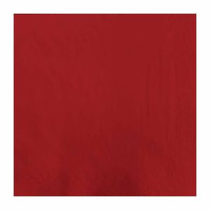 Fasana Lunch Napkin Red 33x33cm 2ply 1/4 Fold (Pack of 1500) - CK875 - 1