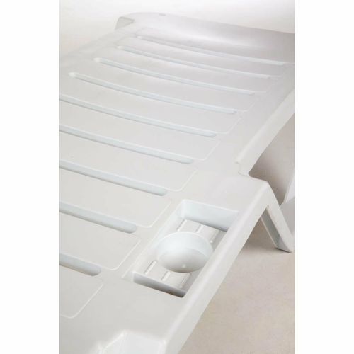 Resol Polypropylene Sun Loungers White (Pack of 2) - CG209 - 3