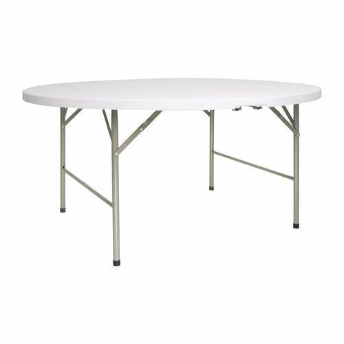Bolero 5ft Round Folding Table White - CC506 - 1
