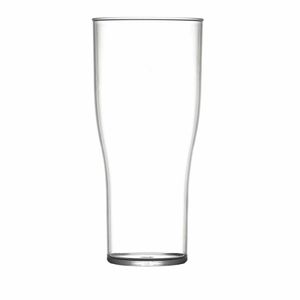 BBP Polycarbonate Nucleated Pint Glasses CE Marked (Pack of 48) - U403 - 1