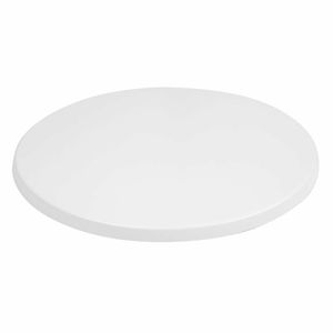 Bolero Pre-drilled Round Table Top White 600mm - GG645 - 1