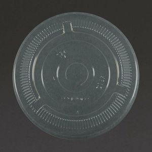 Vegware Compostable Cold Cup Flat Lids 340ml / 12oz and 455ml / 16oz (Pack of 1000) - GK106 - 3