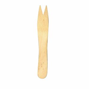 Fiesta Compostable Disposable Wooden Chip Forks (Pack of 1000) - CD901 - 1