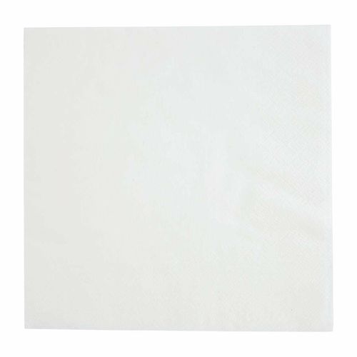 Fiesta Recyclable Lunch Napkin White 33x33cm 2ply 1/4 Fold (Pack of 2000) - FE219 - 2