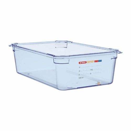 Araven ABS Food Storage Container Blue GN 1/1 150mm - GP590 - 1