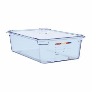 Araven ABS Food Storage Container Blue GN 1/1 150mm - GP590 - 1