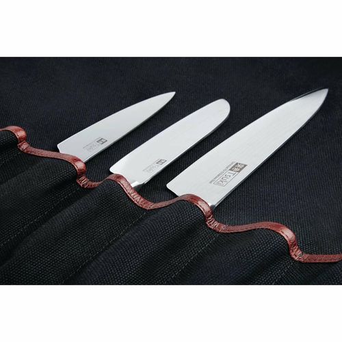 Boldric Canvas Knife Bag Black 17 Slots - CM557 - 4