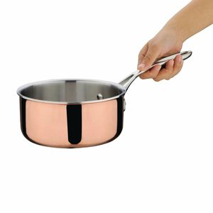 Vogue Induction Tri Wall Copper Saucepan 160mm - CT998 - 3