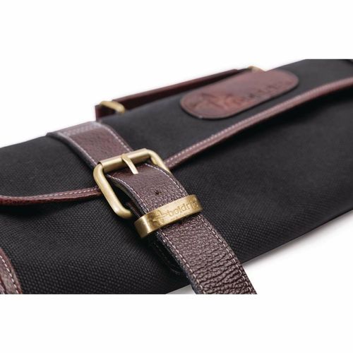 Boldric Canvas Knife Bag Black 9 Slots - CM555 - 2