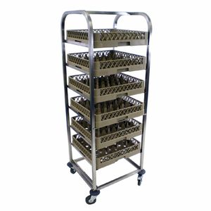 Craven Stainless Steel Dishwasher Basket Trolley - DN595 - 1