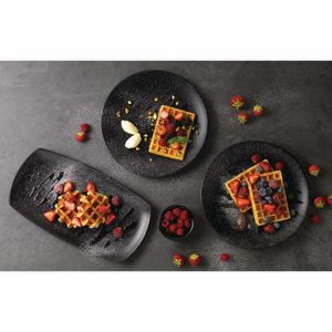 Churchill Menu Shades Caldera Ash Rectangular Plates 190mm (Pack of 6) - DY933 - 3