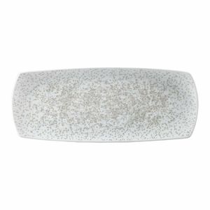 Churchill Menu Shades Caldera Rectangular Plates Chalk White 140 x 355mm - FA654 - 1