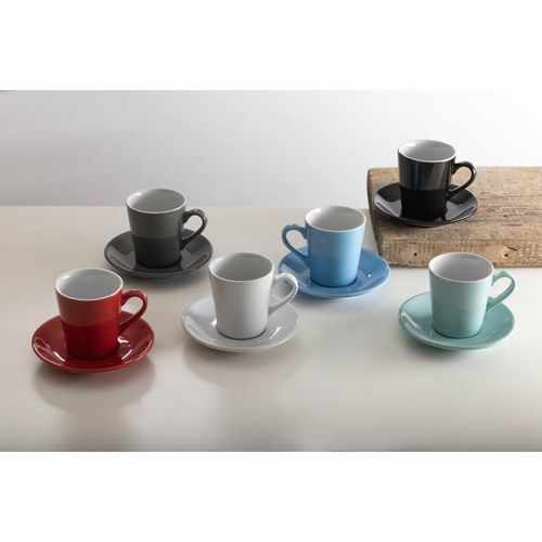 Olympia Cafe Flat White Cups Charcoal 170ml (Pack of 12) - FF992 - 4