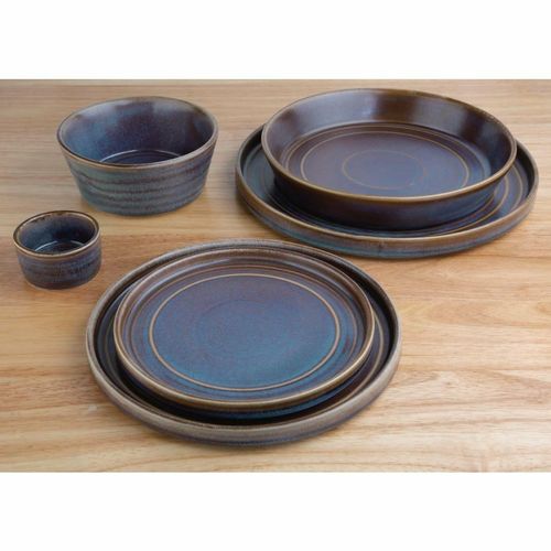 Olympia Cavolo Iridescent Flat Round Bowls 220mm (Pack of 4) - FD913 - 6