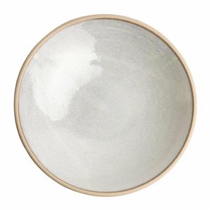 Olympia Canvas Shallow Tapered Bowl Murano White 200mm (Pack of 6) - FA333 - 1