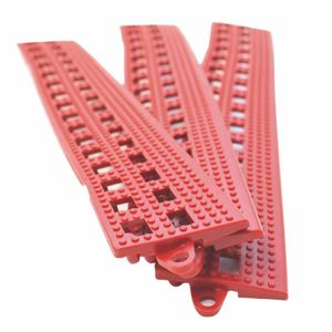 COBA Red Male Edge Flexi-Deck Tiles (Pack of 3) - GH606 - 1