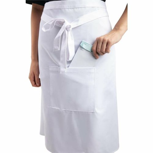Regular Bistro Apron White - B132 - 3