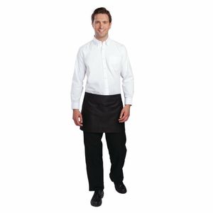 Chef Works Oxford Button Down Collar Shirt White S - B188-S - 1