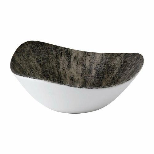 Churchill Stone Quartz Black Lotus Bowl 177mm (Pack of 12) - FR058 - 2