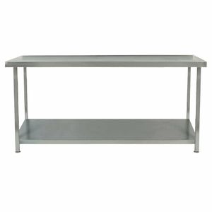 Parry Fully Welded Stainless Steel Centre Table with Undershelf 1500x700mm - DC603 - 1