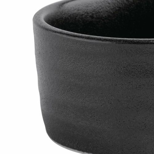 Olympia Cavolo Dipping Dishes Textured Black 67mm (Pack of 12) - FD911 - 4