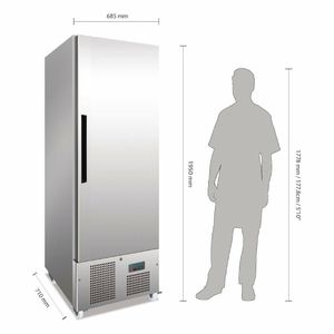 Polar G-Series Upright Slimline Freezer 440Ltr - G591 - 3