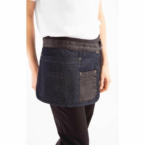 Chef Works Urban Indy Hipster Apron Navy Black - BB253 - 3