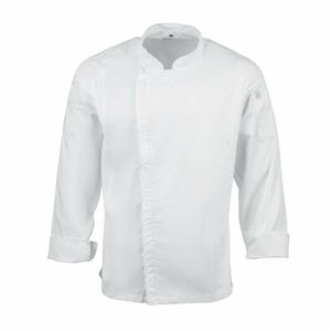 Chef Works Unisex Hartford Lightweight Chef Jacket White Size 3XL - BB264-3XL - 1