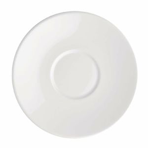Royal Porcelain Classic White Tea Cup Saucer 145mm (Pack of 12) - GT928 - 3