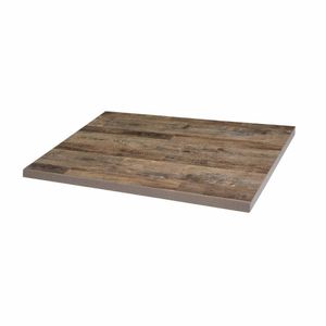 Bolero Pre-Drilled Rectangular Table Top Urban Dark 1100(W) x 700(D)mm - DT440 - 1
