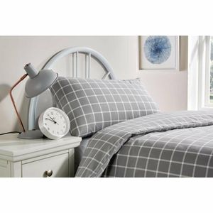 Mitre Essentials Stirling Duvet Cover Grey 137 x 203cm - HN889 - 3