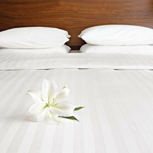 Mitre Comfort Satin Duvet Cover Oatmeal Single - GU137 - 1