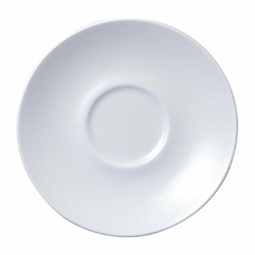 Vellum White Espresso Saucer 4 1/2 (Box 12) - FJ838 - 1