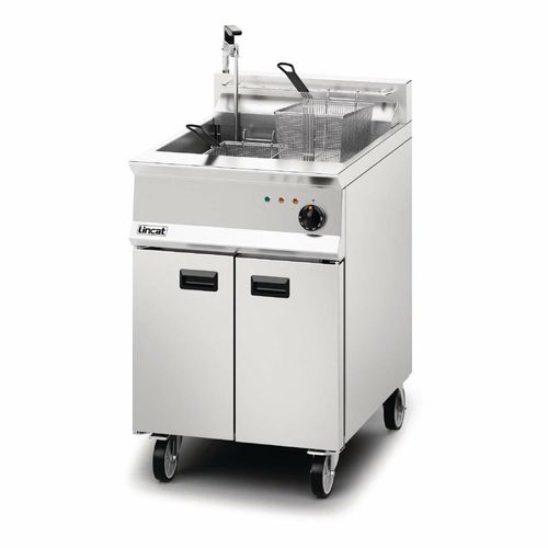 Lincat Opus 800 Single Tank Twin Basket Free Standing Electric Filtration Fryer OE8108/OP - DM523 - 2