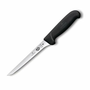 Victorinox Fibrox Boning Knife Curved Edge Narrow Flexible Blade 15cm - CW457 - 1