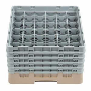 Cambro Camrack Beige 36 Compartments Max Glass Height 257mm - DW559 - 3