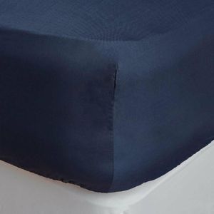 Mitre Essentials Temir Fitted Sheet Navy Single - GU346 - 1