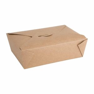 Fiesta Recyclable Cardboard Takeaway Food Containers 197mm (Pack of 200) - FN896 - 1