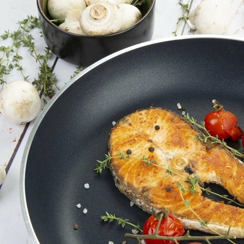 Vogue Cook Like A Pro 3-Piece Non-Stick Frying Pan and Saute Pan Set - 4