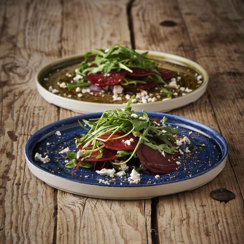 Churchill Stonecast Plume Walled Plates Ultramarine 220mm (Pack of 6) - 5