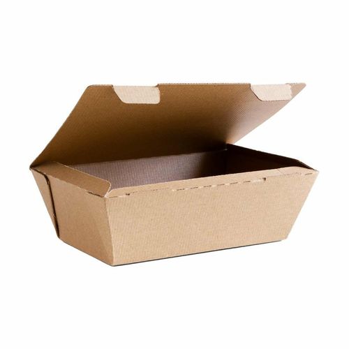 Vegware Compostable Microflute Takeaway Box 8x5 (Pack 300) - 1