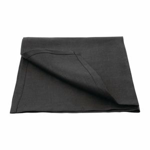 Olympia Linen Table Napkin Black 400x400mm (Pack of 12) - 3