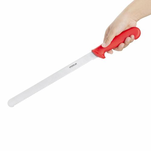 Hygiplas Slicer Serrated Red 30.5cm - 2