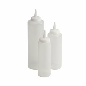 Beaumont Squeeze Sauce Bottle Clear 24oz - CZ655 - 1