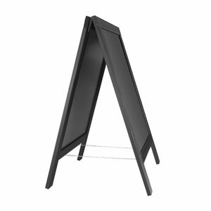 Olympia Pavement Board Black Wooden Frame 700x1200mm - CU993 - 3