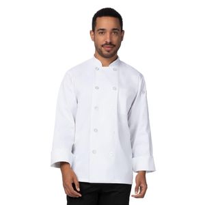 Chef Works Le Mans Recycled Chef Jacket White XXL - BA046-XXL - 1