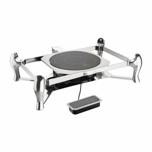 Olympia 1/1 Induction Chafer - Stand & Induction Heater Set - SA648 - 17