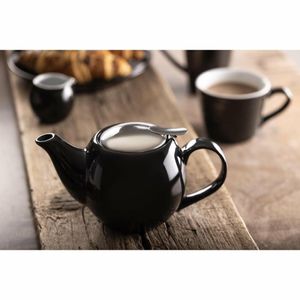 Olympia Cafe Milk Jug Black - 70ml 2.36fl oz (Pack of 6) - CU951 - 3