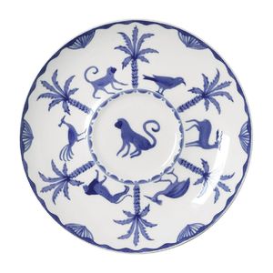 William Edwards Sultan's Garden Blue Tea for One Saucer Fits AND0411A (Pack of 6) - VV3968 - 1
